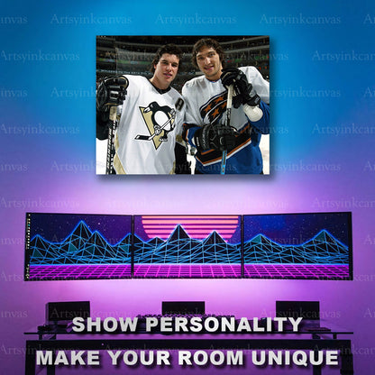 2007 NHL All-Star Game hockey artwork