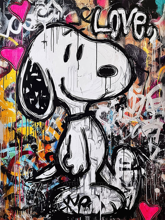 Snoopy canvas wall art