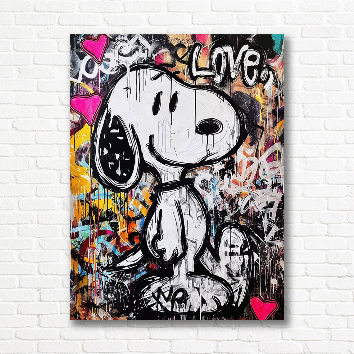 Snoopy Peanuts canvas print