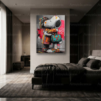Premium Snoopy luxury canvas Made in USA