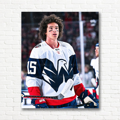 Sonny Milano Washington Capitals Stadium Series canvas print