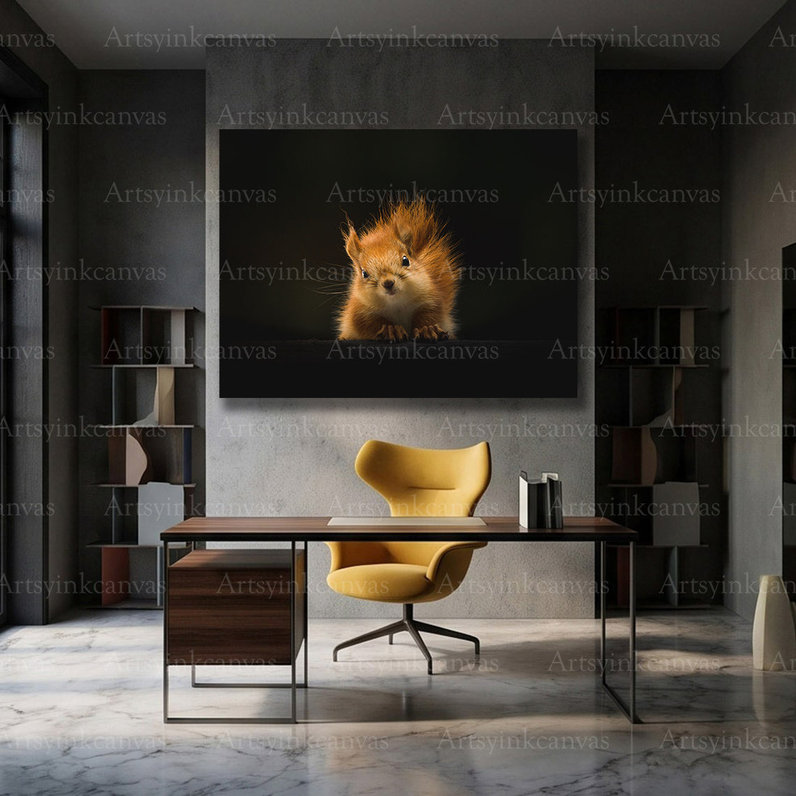 Cute squirrel wall decor for nature lovers