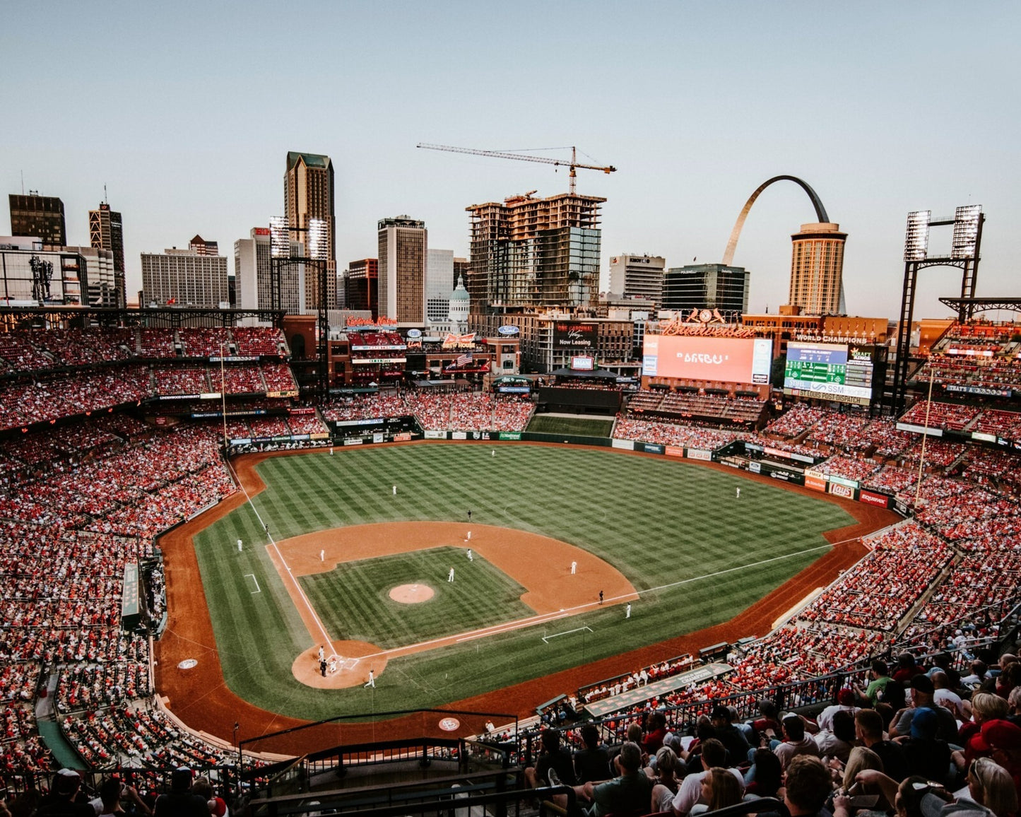 St. Louis Cardinals Busch Stadium canvas wall art
