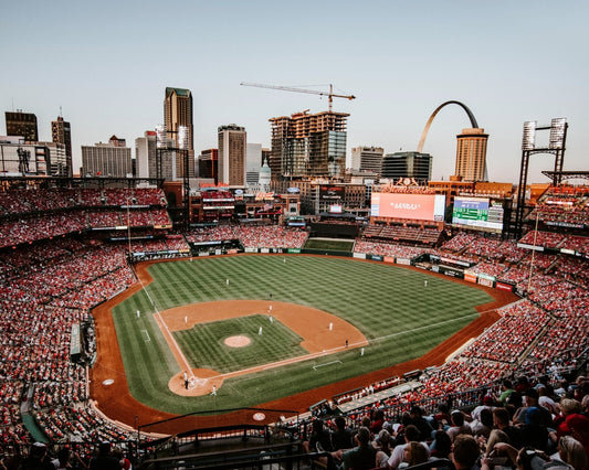 St. Louis Cardinals Busch Stadium canvas wall art