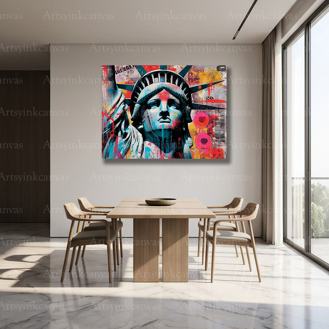 Premium NYC graffiti wall art