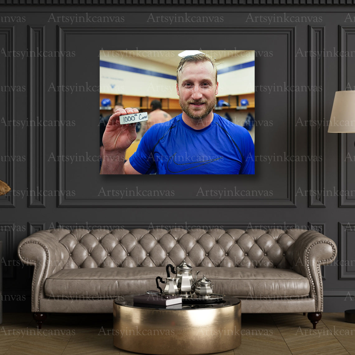 Premium Steven Stamkos 1000 points Lightning canvas print