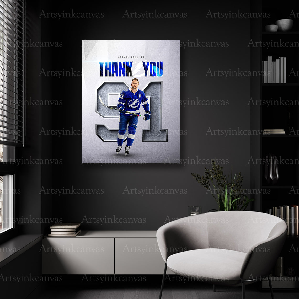 Tampa Bay Lightning Steven Stamkos collage wall decor