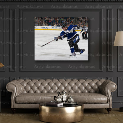 Premium Steven Stamkos Lightning hockey canvas print