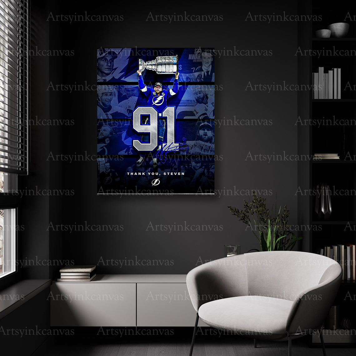 Tampa Bay Lightning Steven Stamkos Thank You wall decor