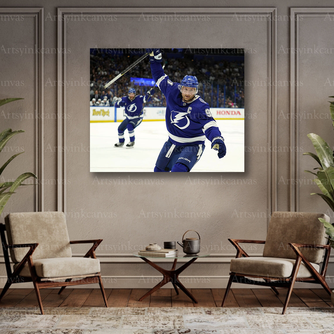 Steven Stamkos hockey legend collector canvas art