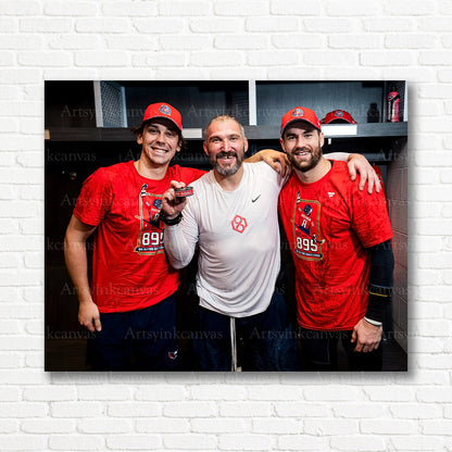 Dylan Strome Alex Ovechkin Tom Wilson 895 goals canvas print