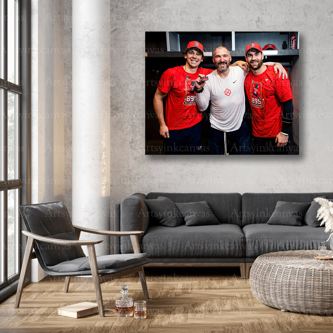 Ovechkin NHL goal record wall decor