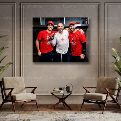 Capitals history collector hockey canvas art