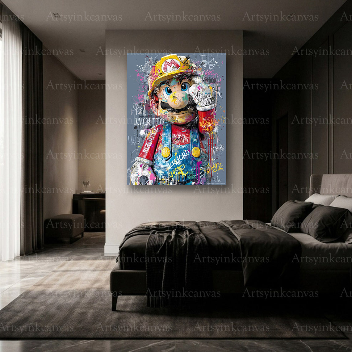 Premium Super Mario gaming wall art