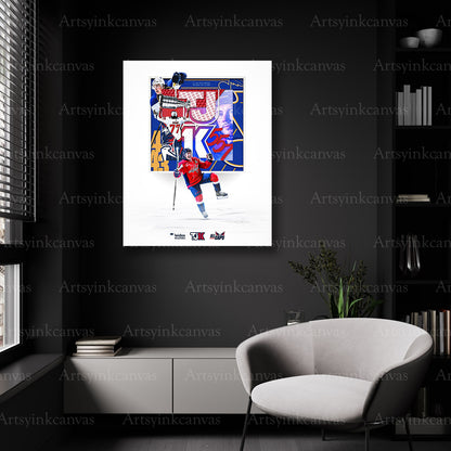 Washington Capitals 1000 games collage wall decor