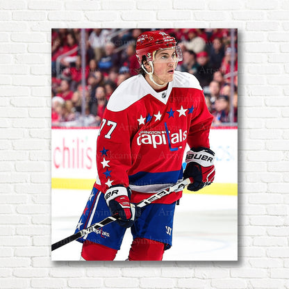 TJ Oshie Washington Capitals skating canvas print