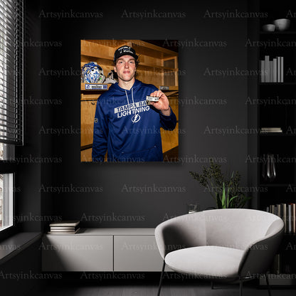 Tampa Bay Lightning Andrei Vasilevskiy 300 wins wall decor