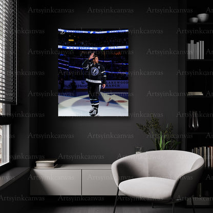Tampa Bay Lightning Ryan McDonagh 1000 games wall decor