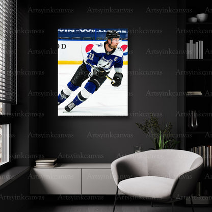 Tampa Bay Lightning Steve Stamkos Reverse Retro wall decor