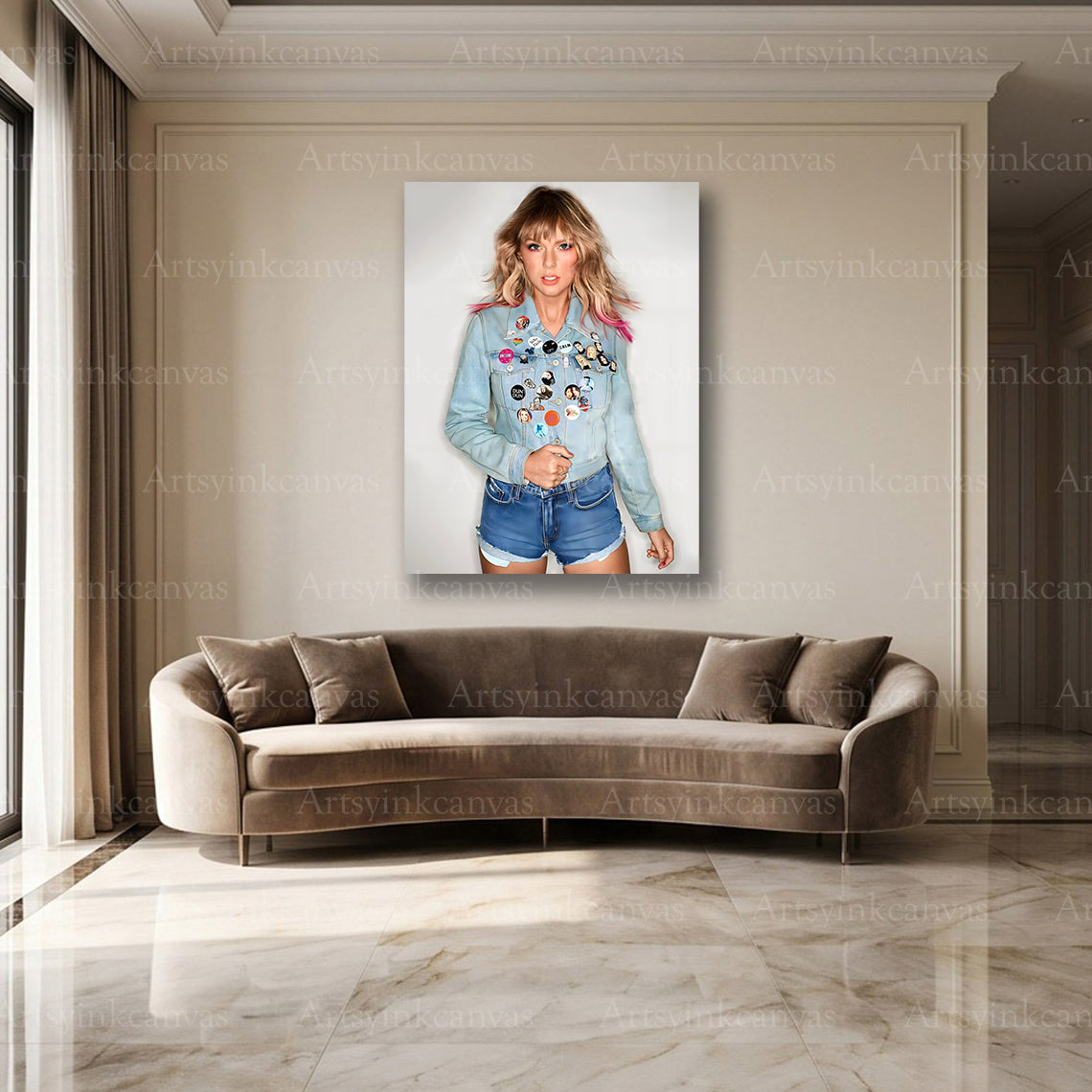 Taylor Swift elegant celebrity wall decor