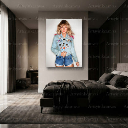 Premium Taylor Swift canvas wall art