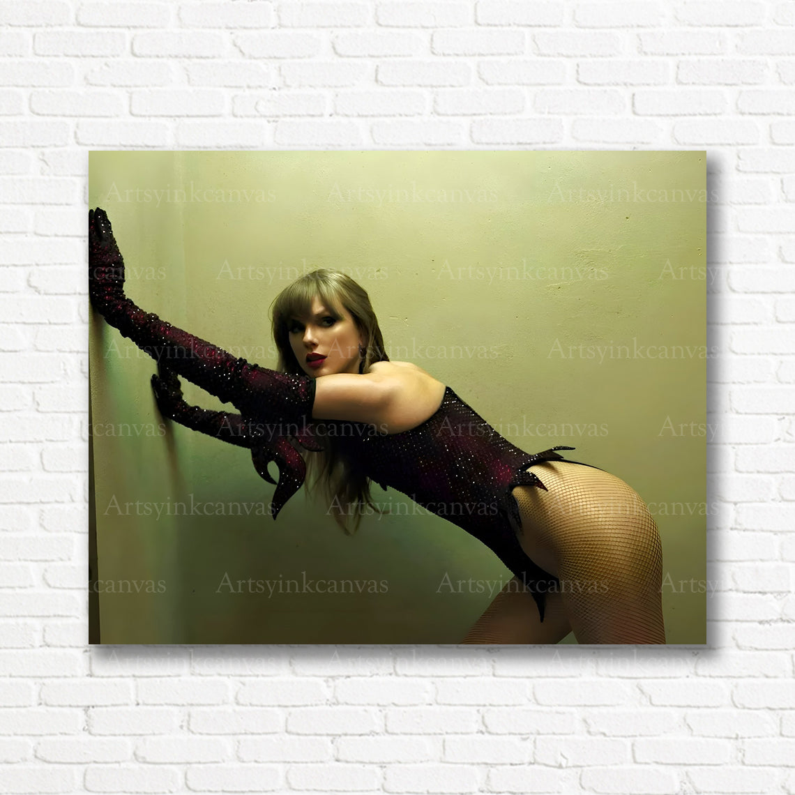 Taylor Swift elegant canvas print