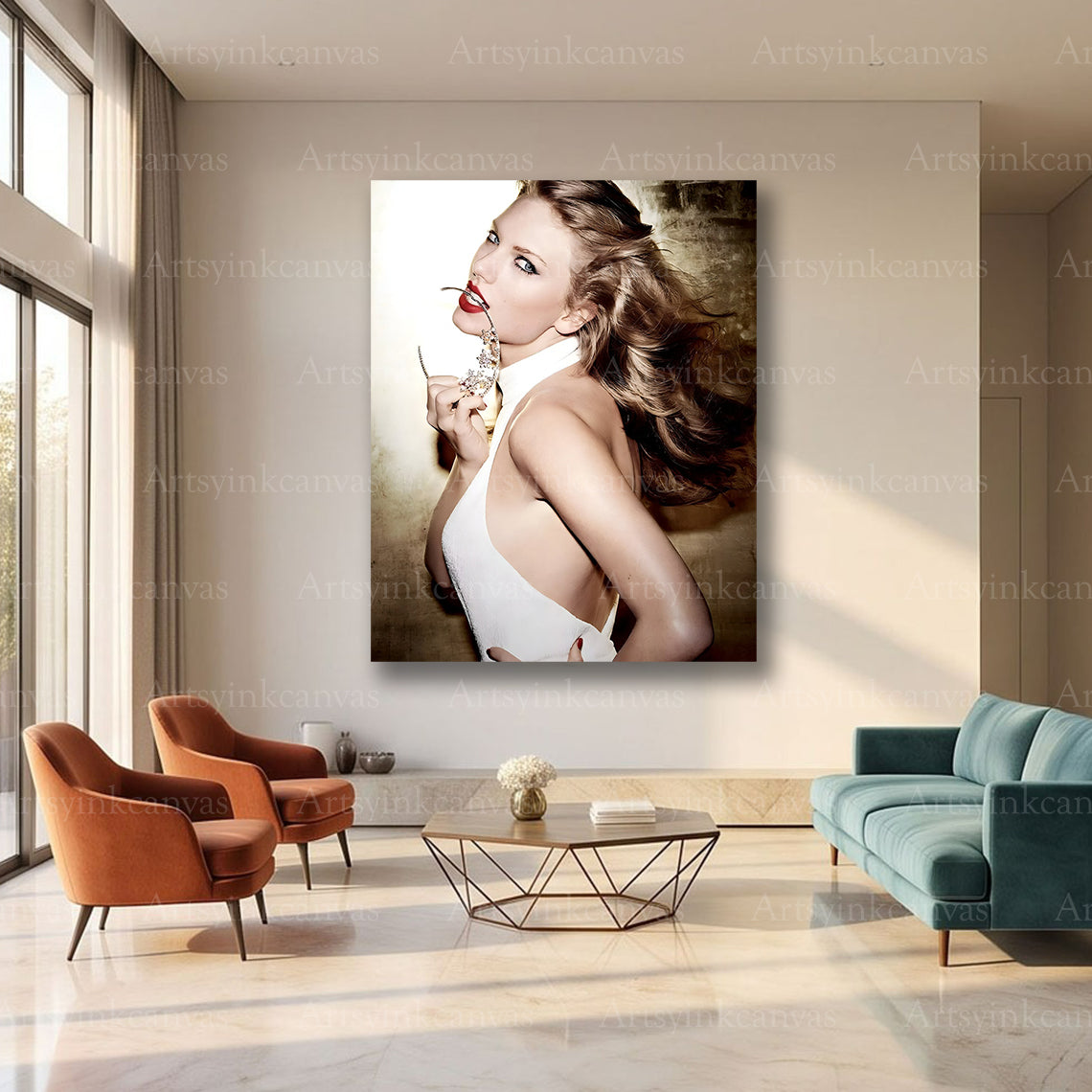 Taylor Swift singer canvas wall art