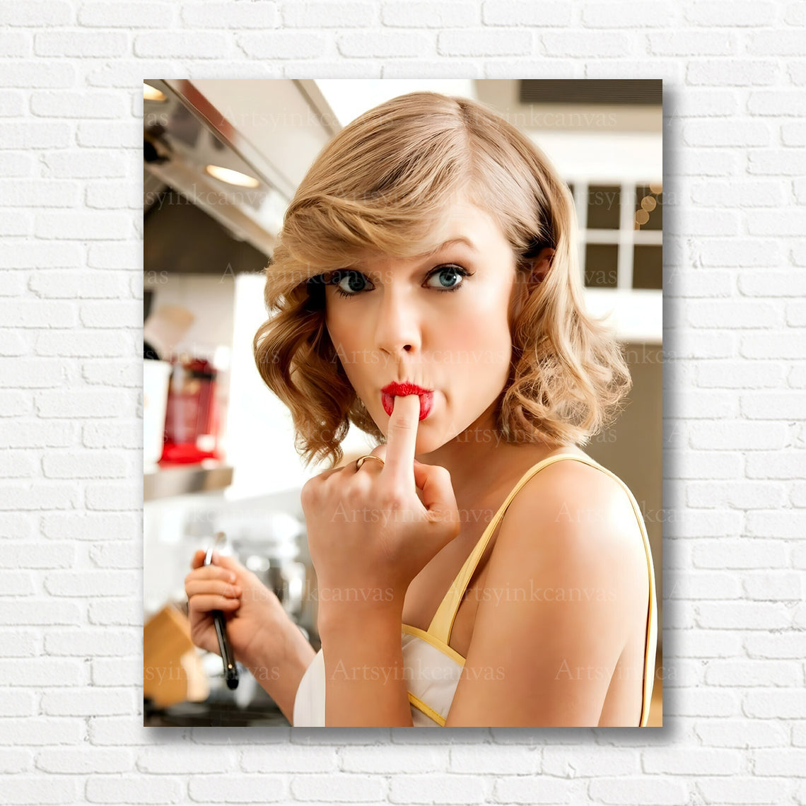 Taylor Swift portrait canvas print
