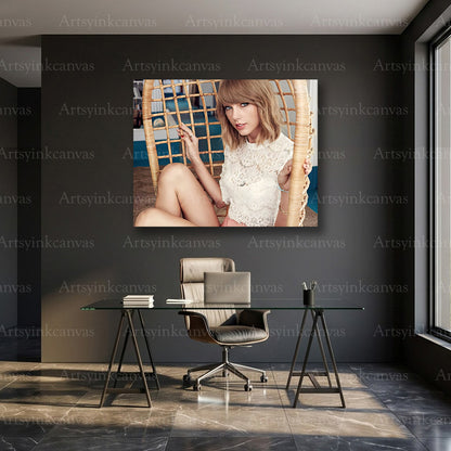 Taylor Swift elegant pop star wall decor