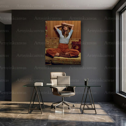 Taylor Swift relaxed sitting wall decor