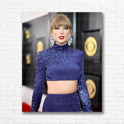 Taylor Swift iconic music canvas print