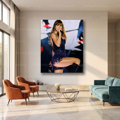 Taylor Swift singer canvas wall art