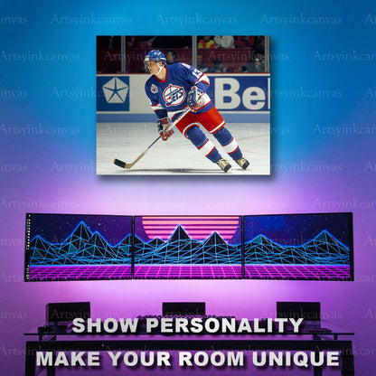 Winnipeg Jets legend hockey artwork