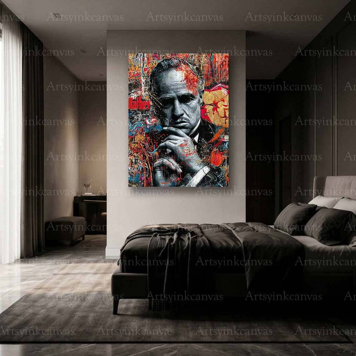 Premium The Godfather movie wall art