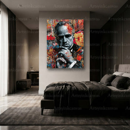 Premium The Godfather movie wall art