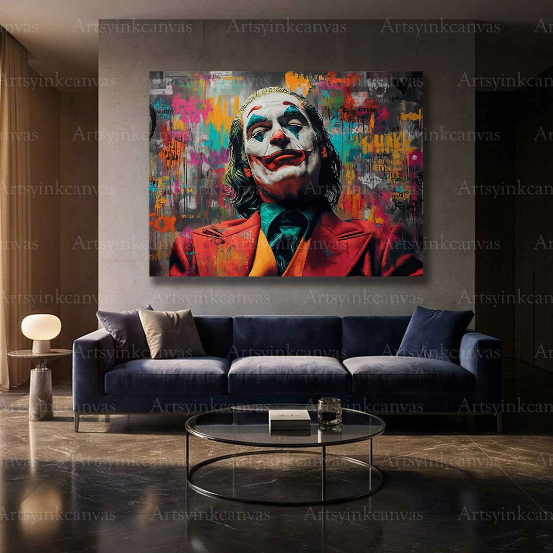 Joker DC Comics street art wall decor