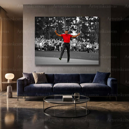 Tiger Woods athlete wall art sports decor