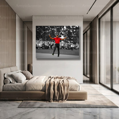Premium Tiger Woods sports canvas wall art