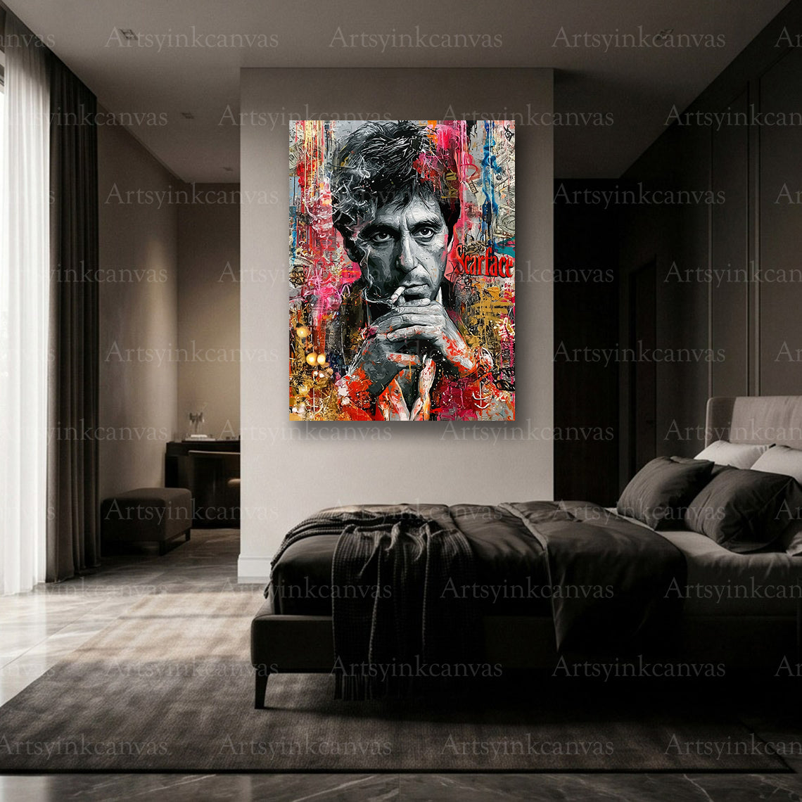 Premium Tony Montana wall art