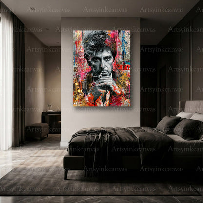 Premium Tony Montana wall art