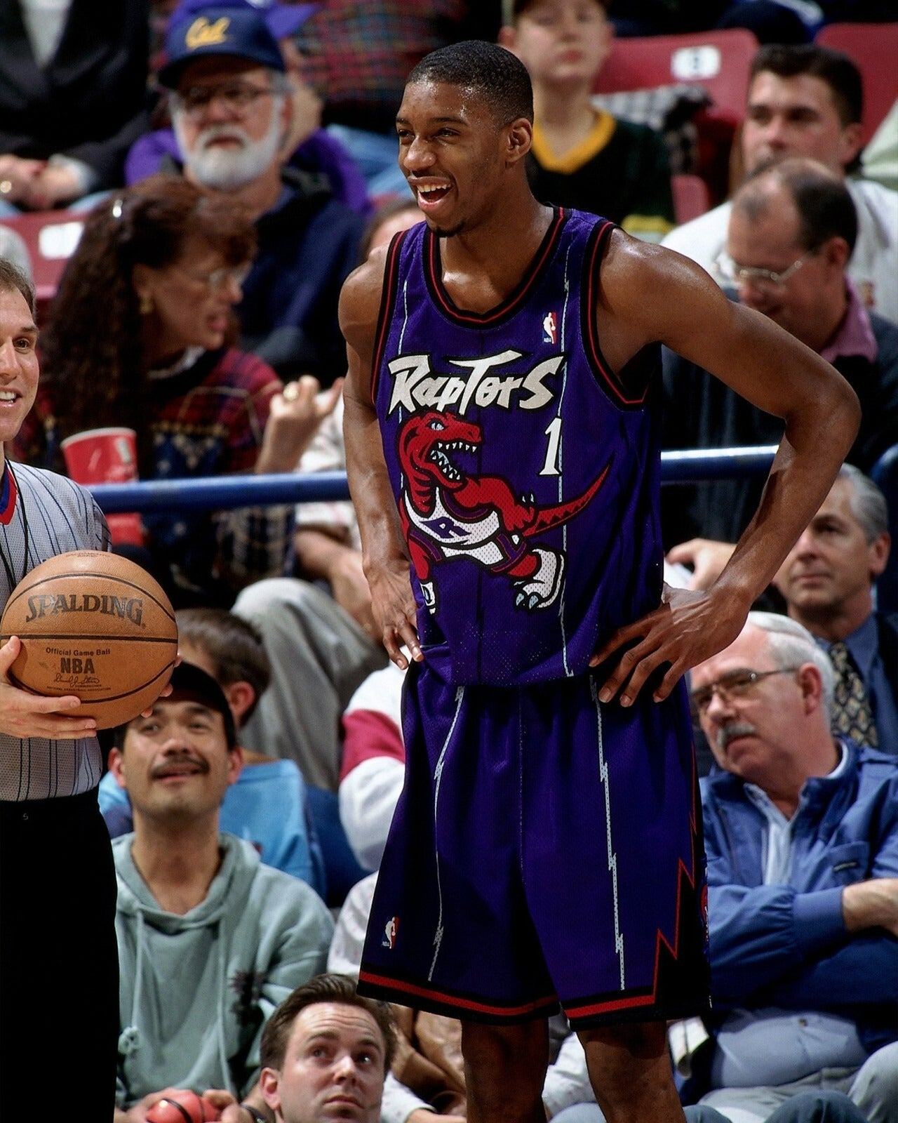 Tracy McGrady mid game Toronto Raptors canvas wall art