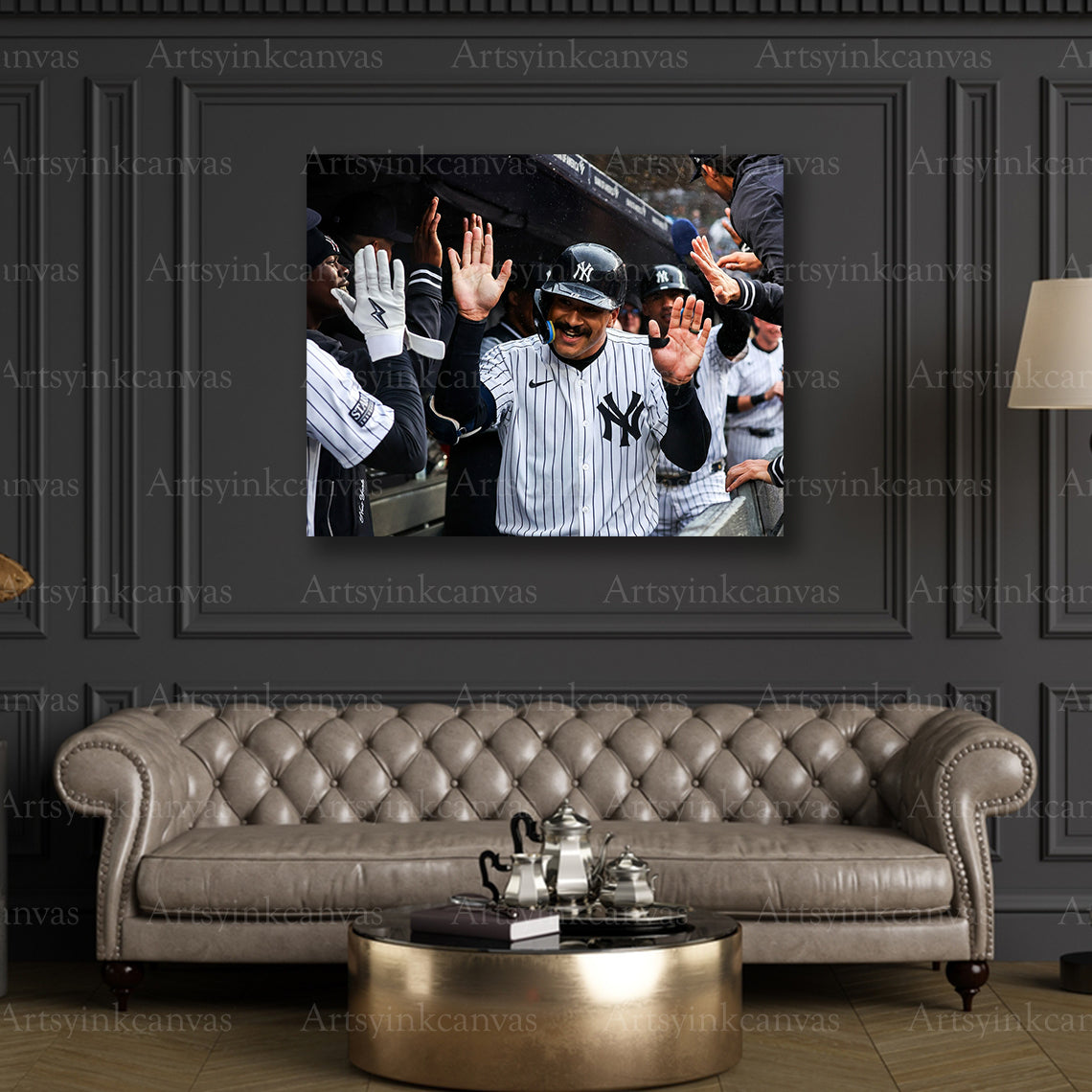 Premium Trent Grisham Yankees canvas art