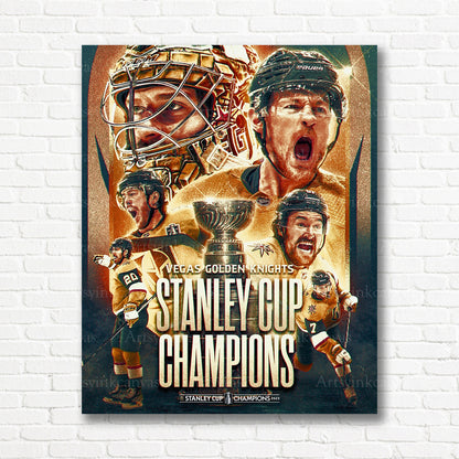 2023 Stanley Cup Champions Vegas Golden Knights canvas print