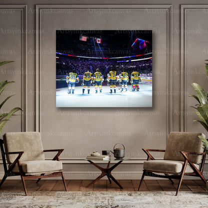 Vegas Golden Knights team collector canvas art