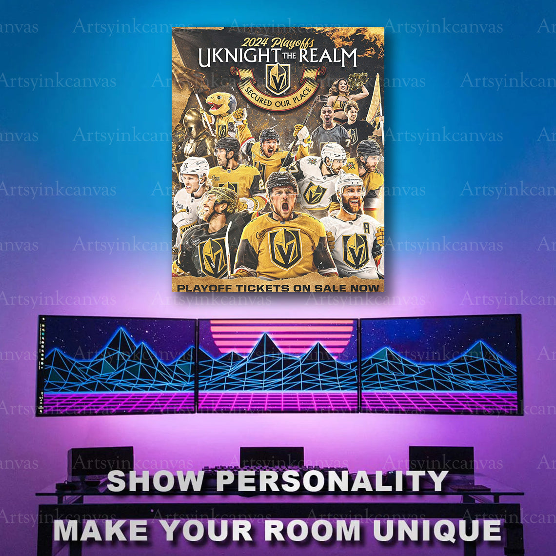 Vegas Golden Knights Stanley Cup Finals artwork