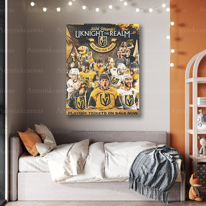 Premium Vegas Golden Knights Finals lineup canvas print