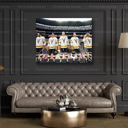 Premium Winter Classic lineup canvas print
