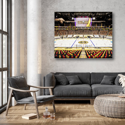 T-Mobile Arena hockey wall decor