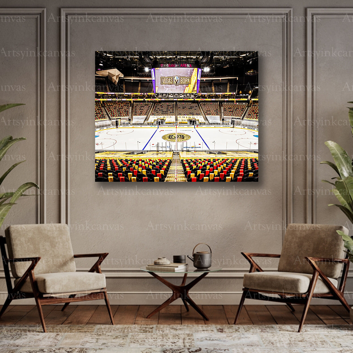 Vegas Golden Knights collector arena canvas art