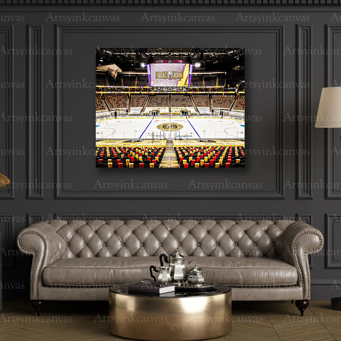 Premium T-Mobile Arena canvas print